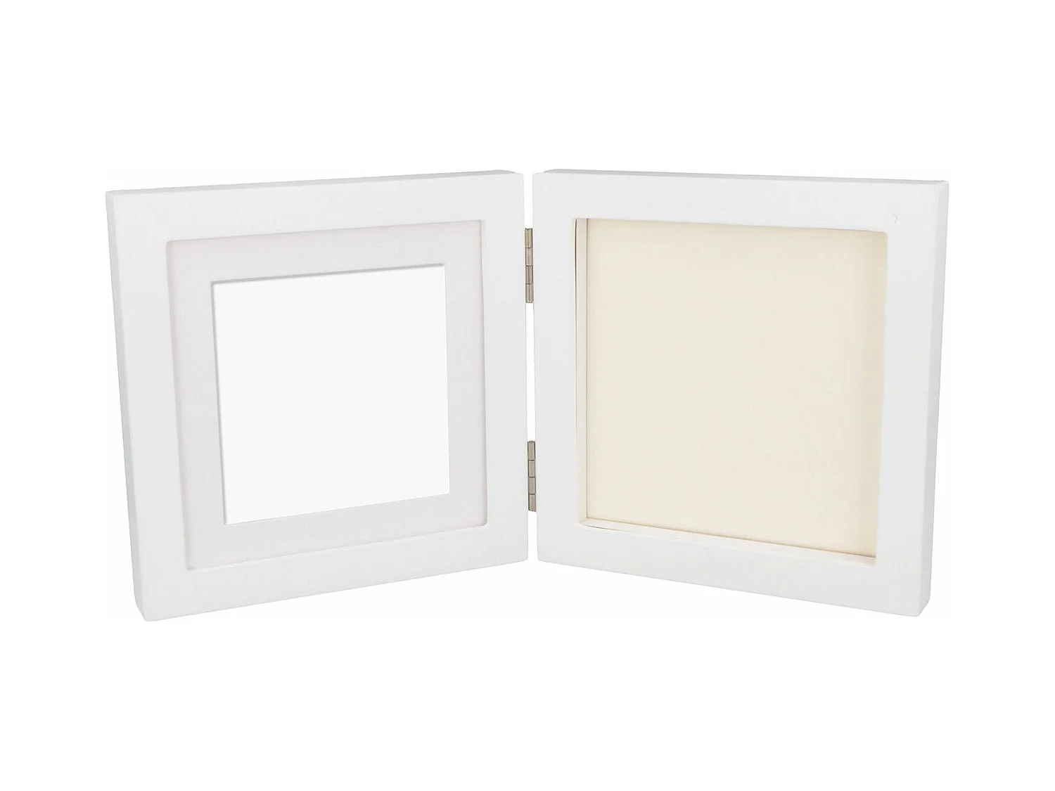 2 cadres photo et empreintes bébé