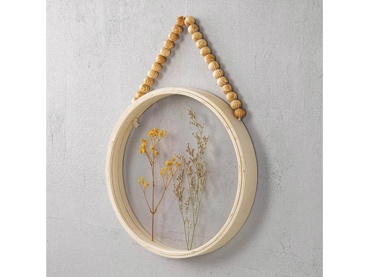 Kit suspension ronde en fleurs séchées