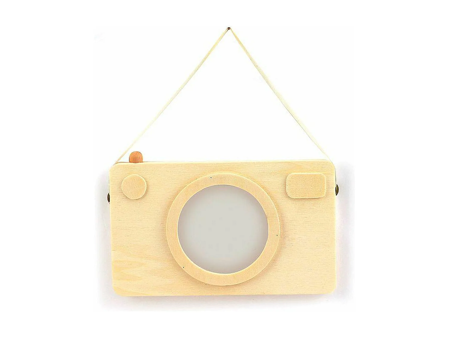 2 cadres photo en bois - Appareil photo Polaroïd 20 x 12 cm