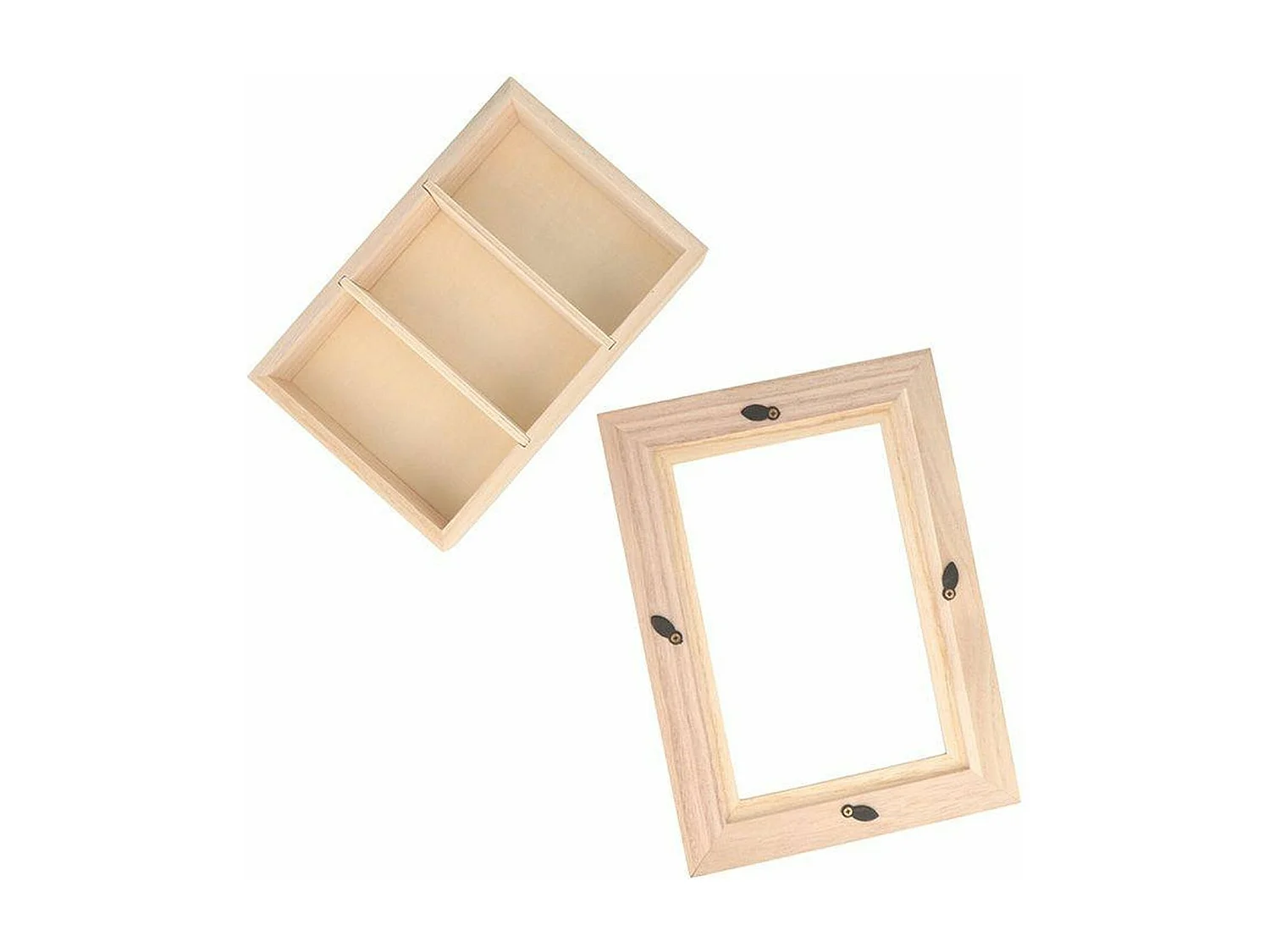 3 petites vitrines bois et plexiglas 22 cm