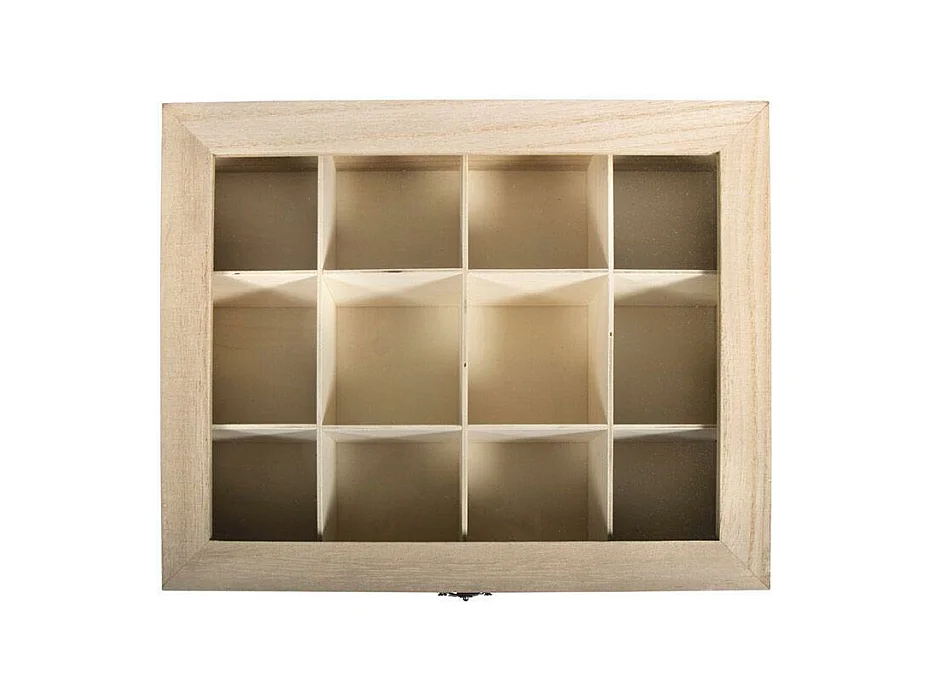 Scatola da tè in legno