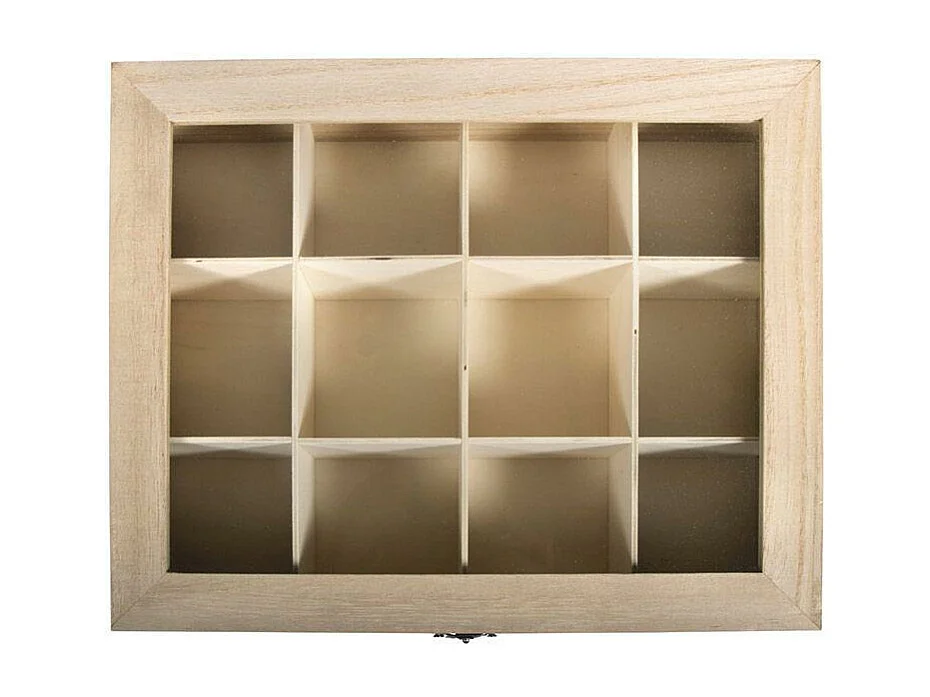 Scatola da tè in legno