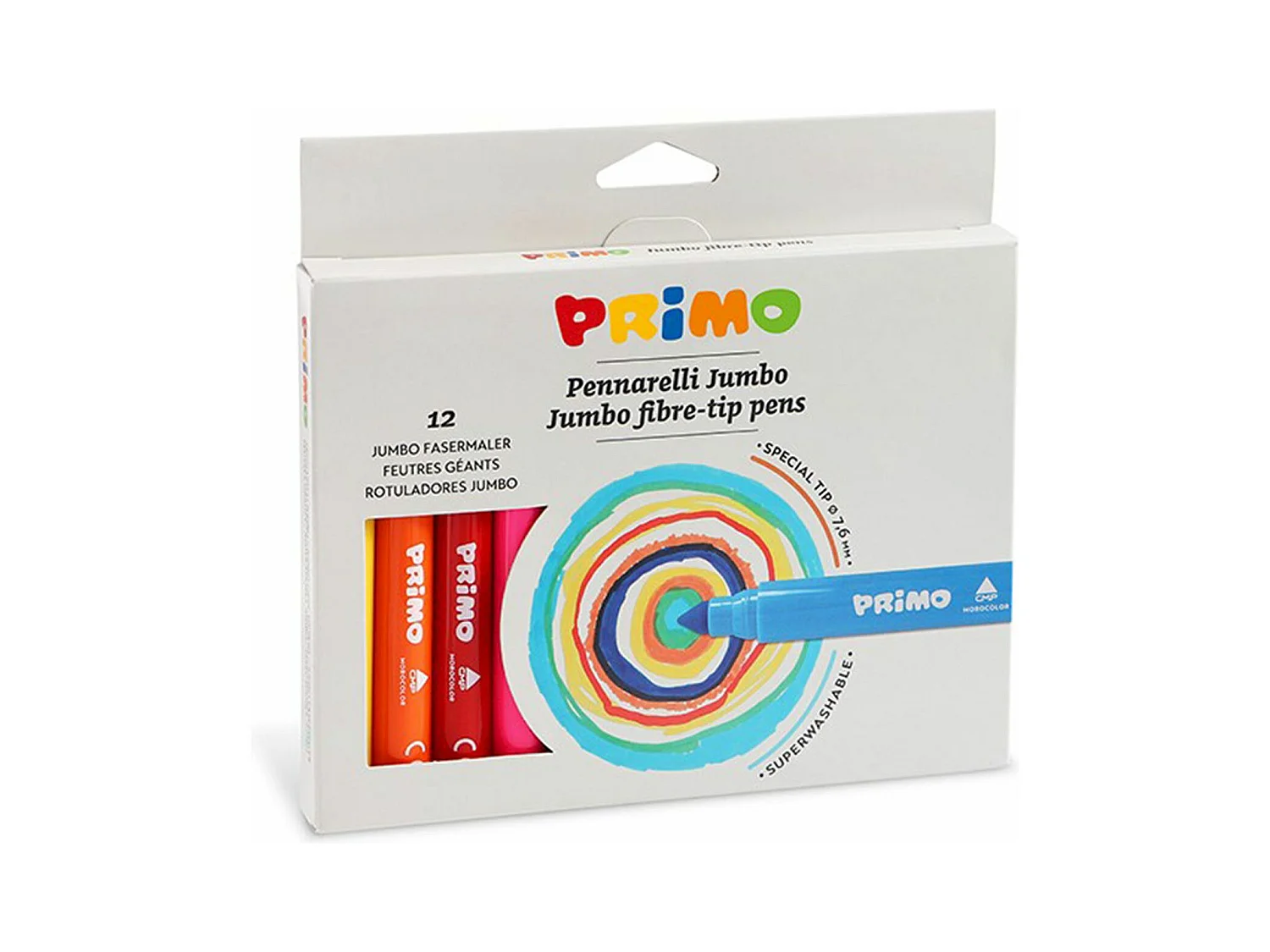 12 große "Jumbo"Filzstifte