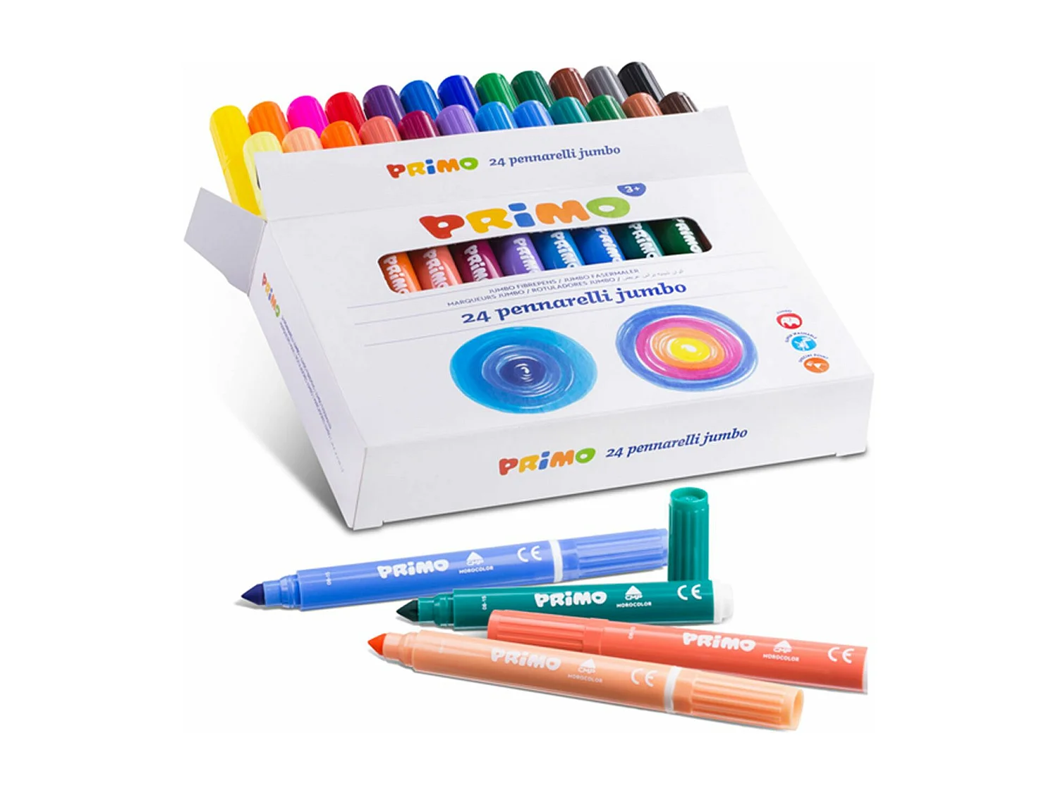 24 rotuladores jumbo grandes