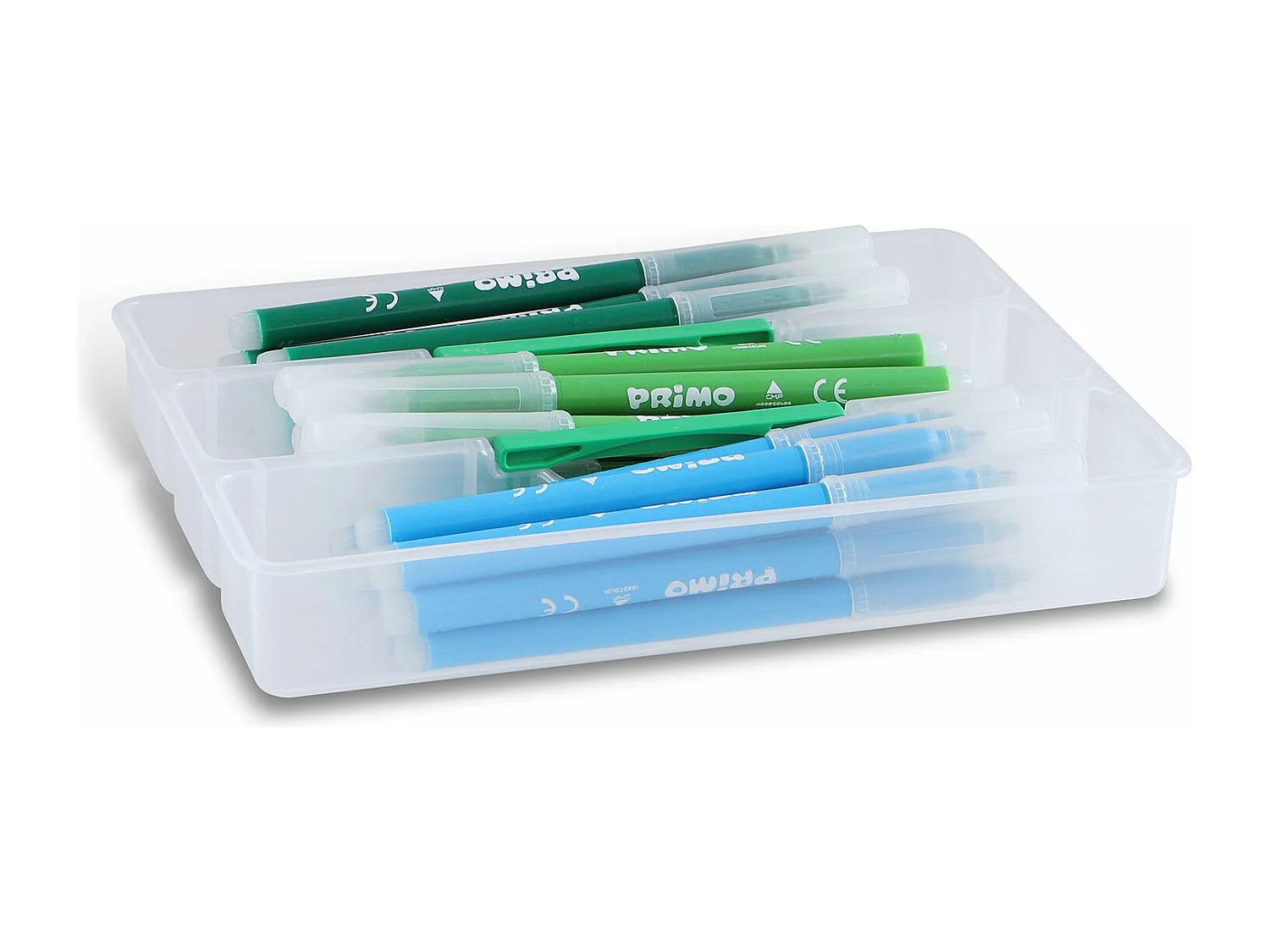 Caja grande de 120 rotuladores lavables de punta fina