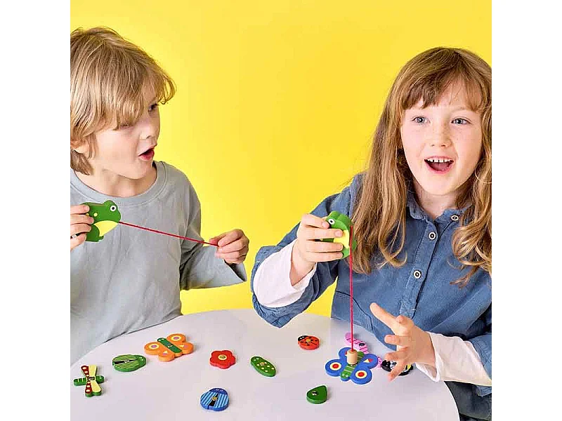 Jeu Enfant - Pêche à la ligne aimantée - Grenouille