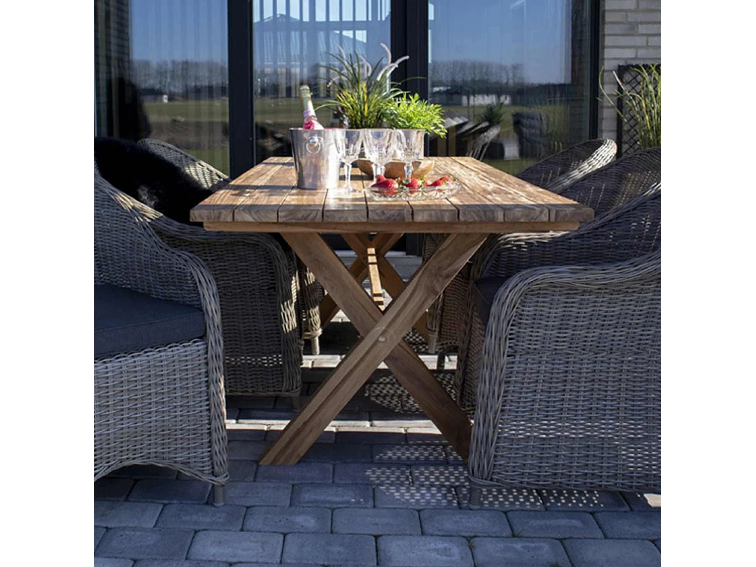 Table à manger MURCIA 200 x 90 cm