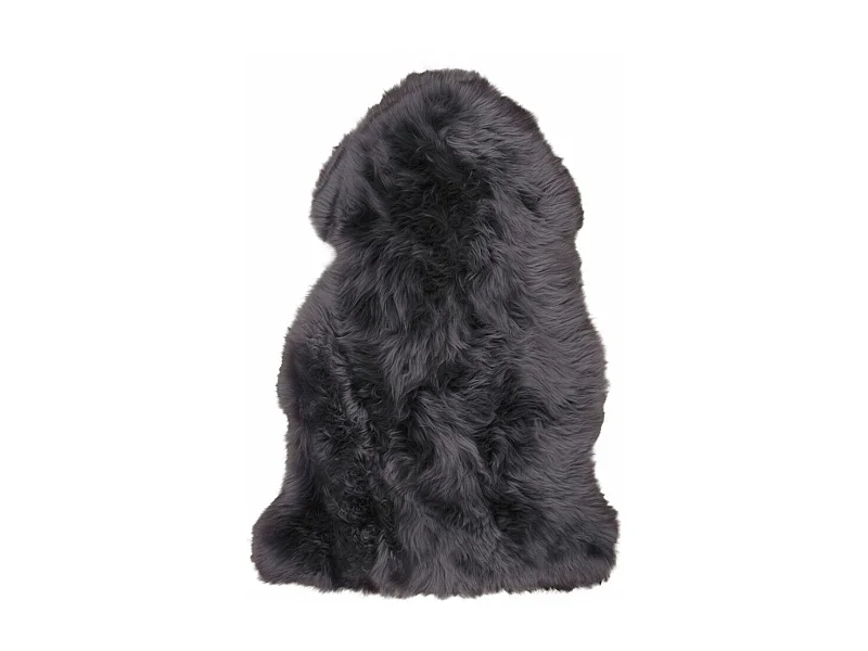 Cuir d'agneau gris 50x85 cm