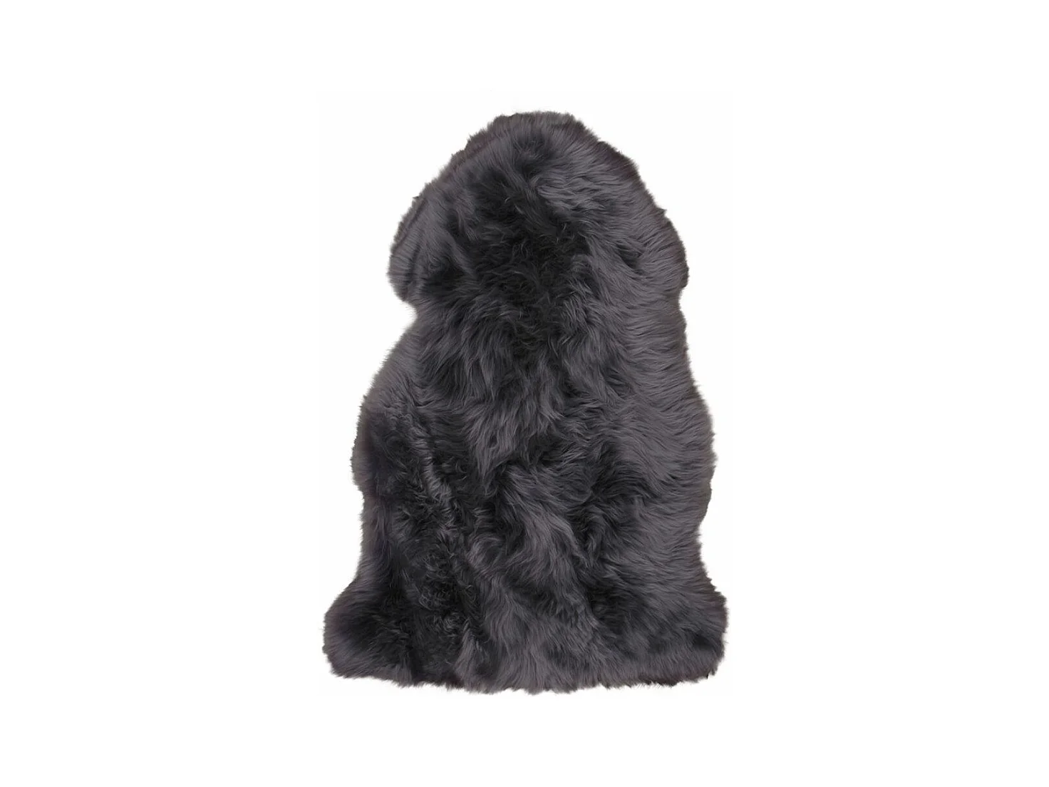 Cuir d'agneau gris 50x85 cm