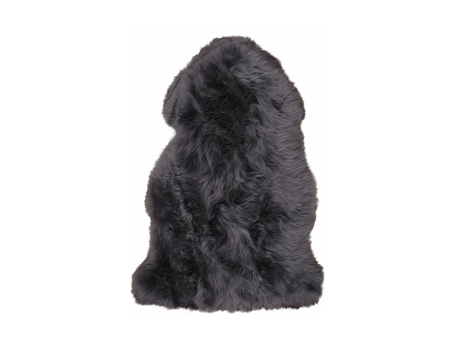 Cuir d'agneau gris 50x85 cm