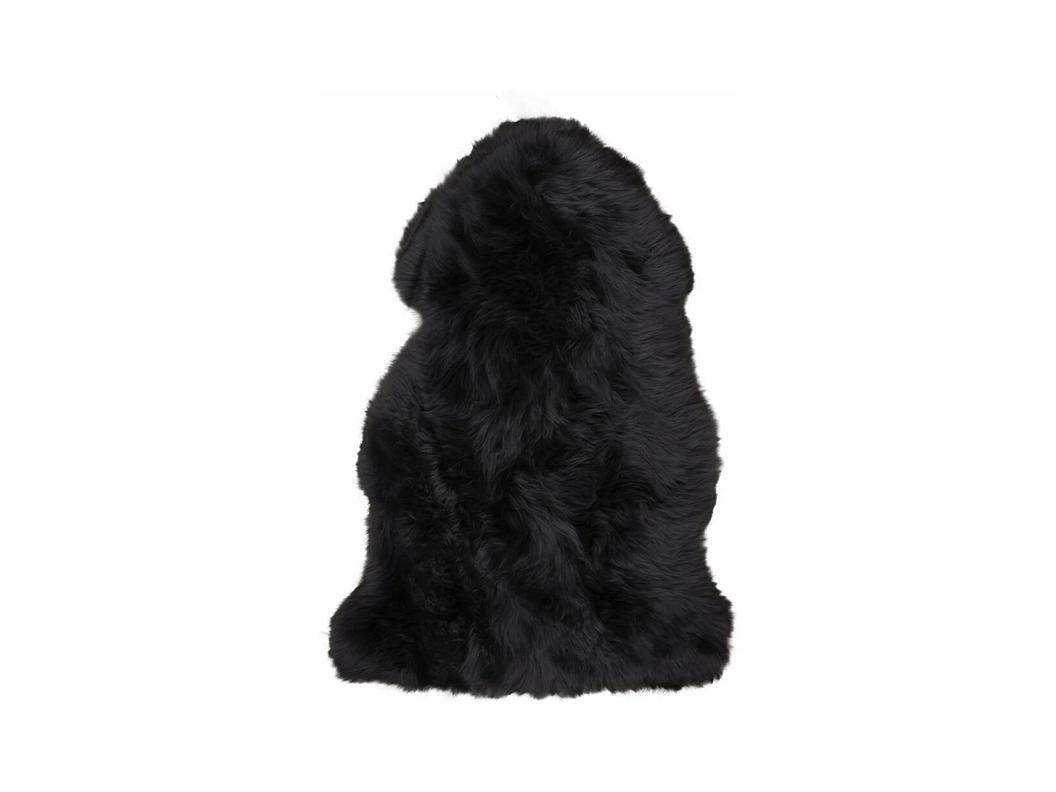 Cuir d'agneau noir 50x85 cm