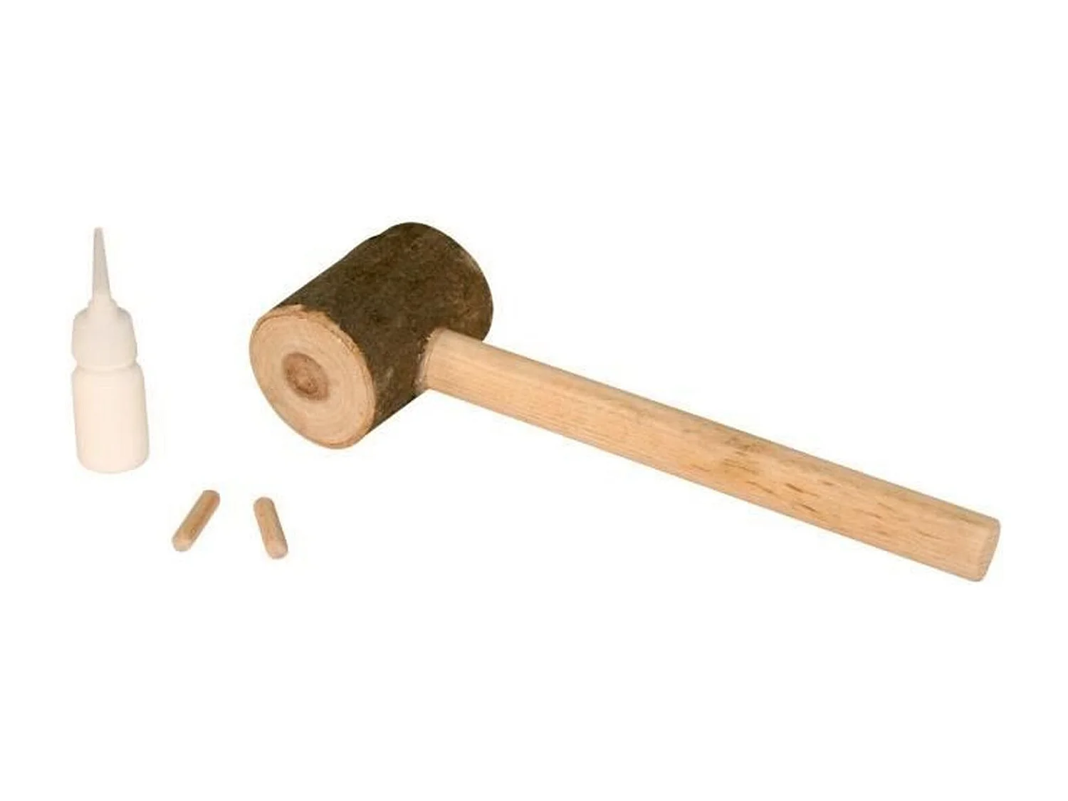 Nistkasten für Vögel aus Naturholz zum Selberbauen - 36 x 12 x 14 cm