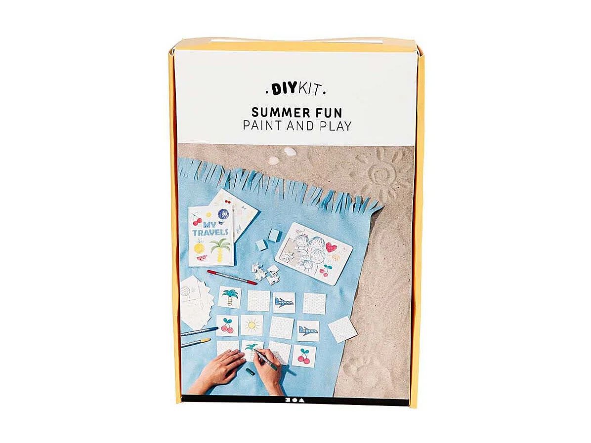 Bastelset Puzzle, Notizbuch und Spiel Sommerspaß