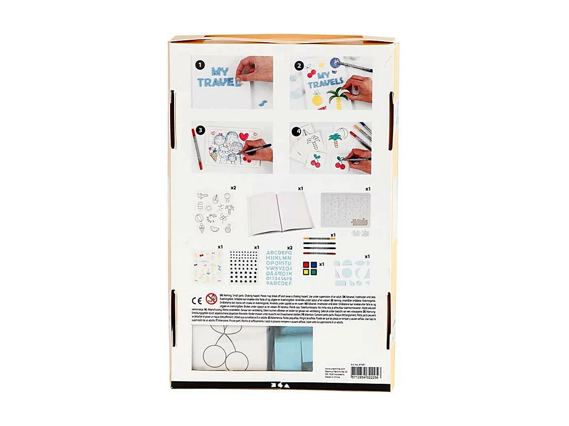 Bastelset Puzzle, Notizbuch und Spiel Sommerspaß