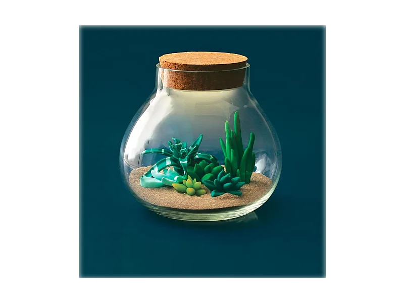 Coffret pâte polymère - terrarium