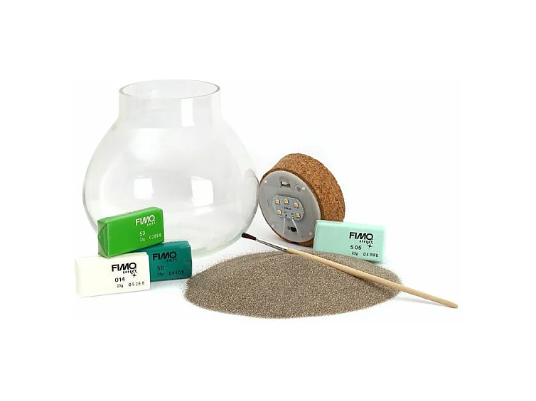 Coffret pâte polymère - terrarium