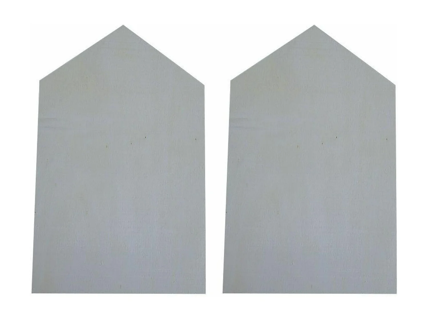 2 étagères en bois maison 22,5 x 14 x 10 cm