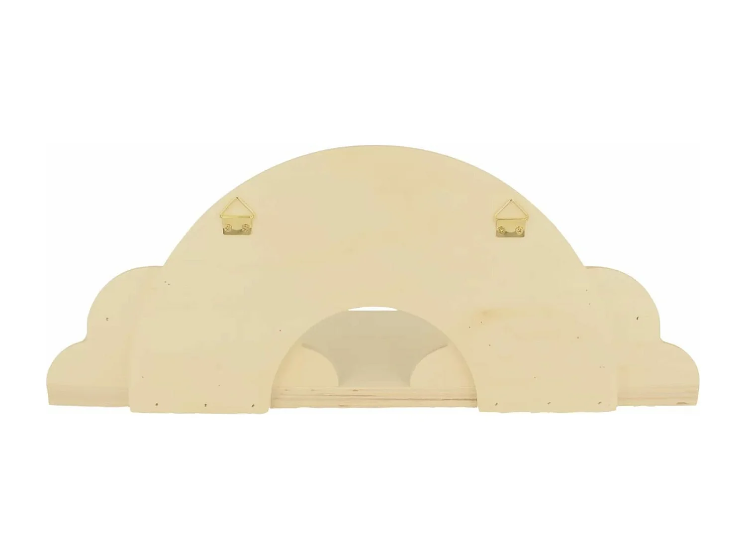 2 étagères en bois arc-en-ciel 40 cm