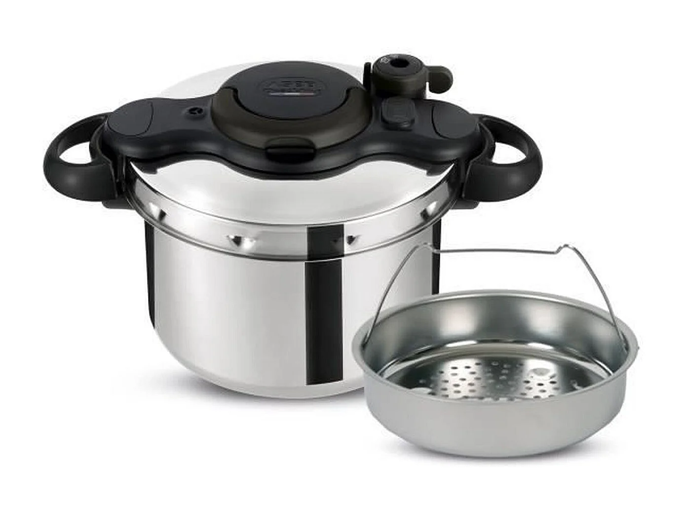 SEB Schnellkochtopf aus Edelstahl, 6 l Schnellkochtopf