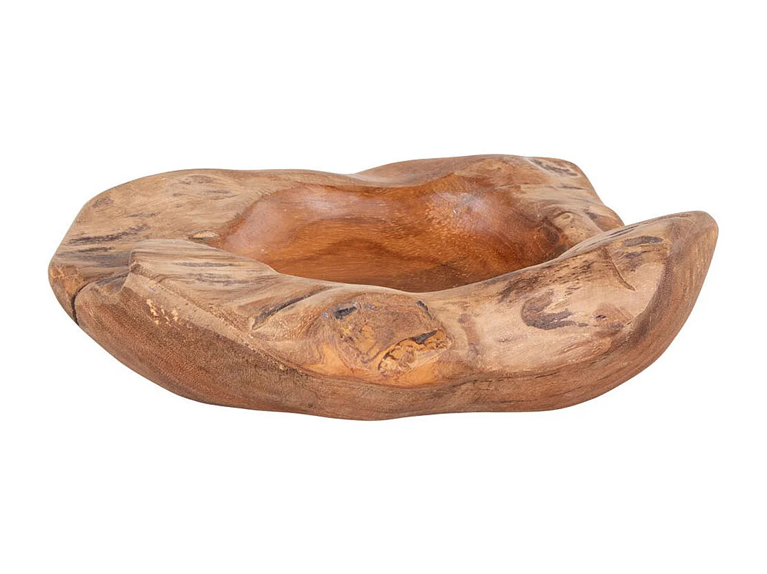 Teakhouten kom Ø 20 x 8 cm