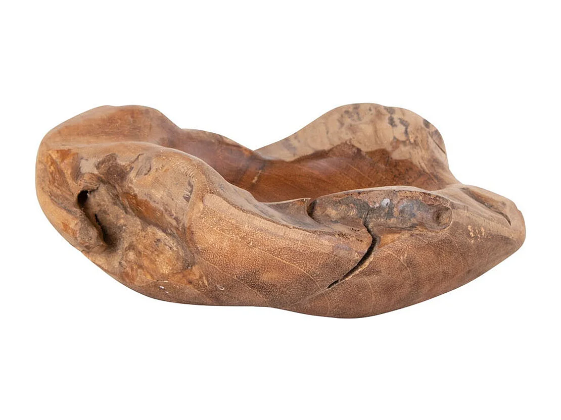 Teakhouten kom Ø 20 x 8 cm