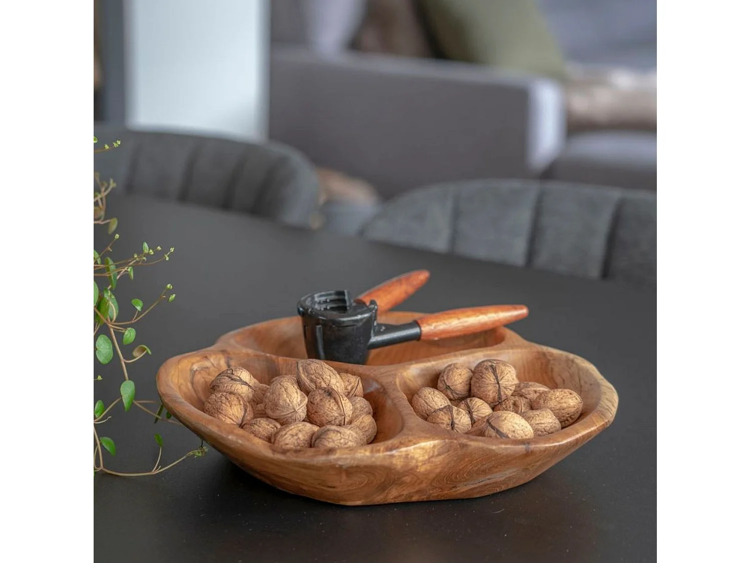 Cuenco de teca Ø 30 x 5 cm