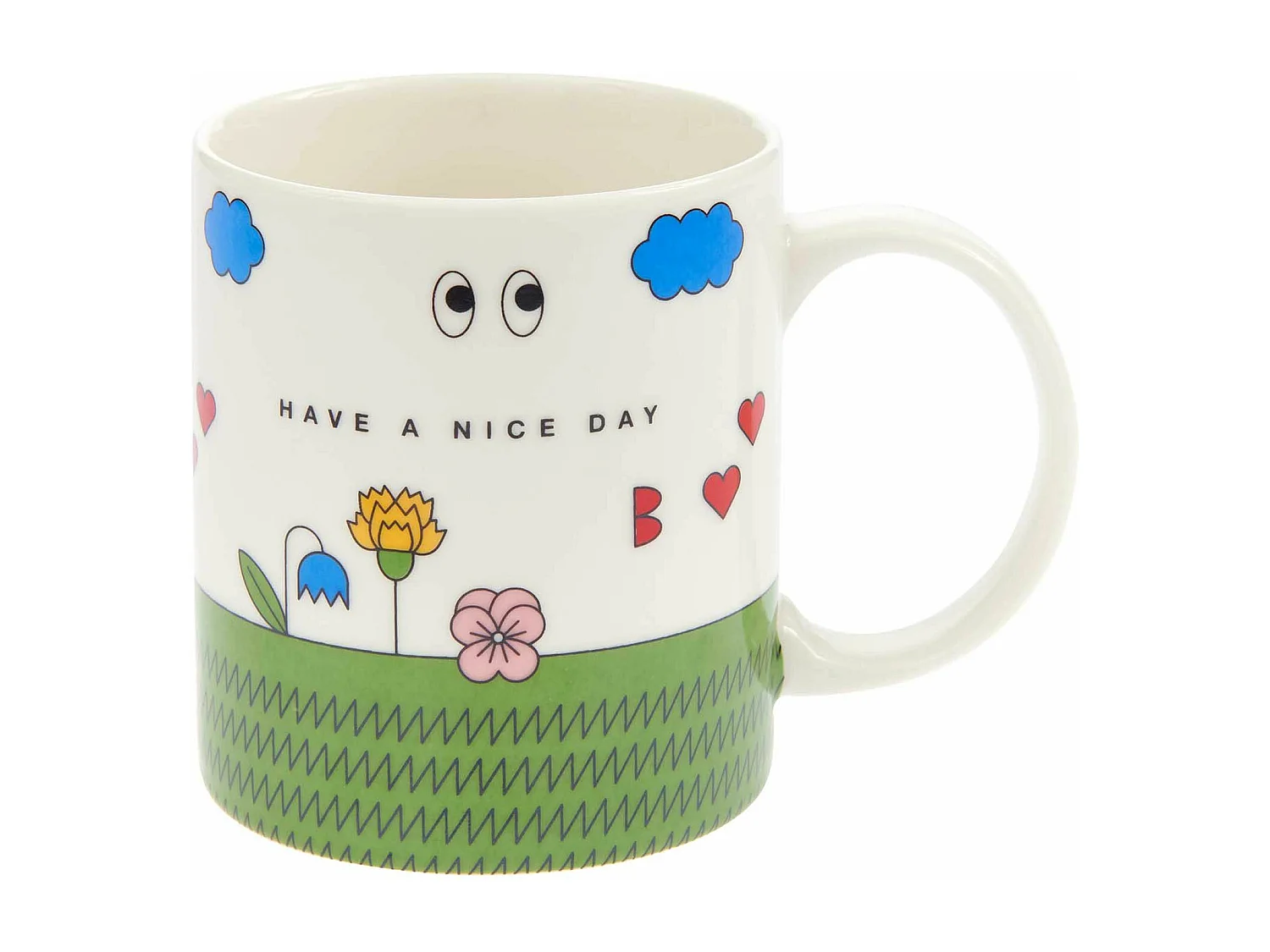 Taza de porcelana - caricatura - 9,5 cm