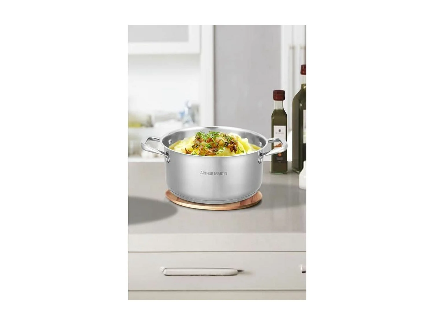 36 cm Topf mit Deckel – Edelstahl