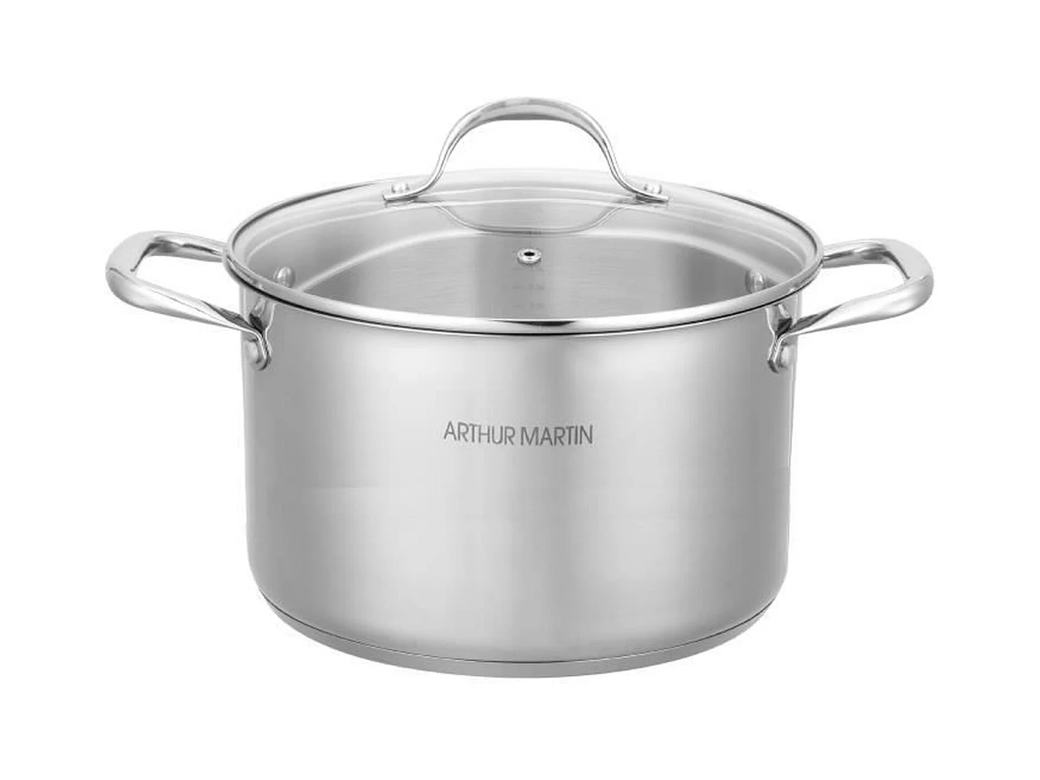 Marmite 32 cm avec couvercle – Inox