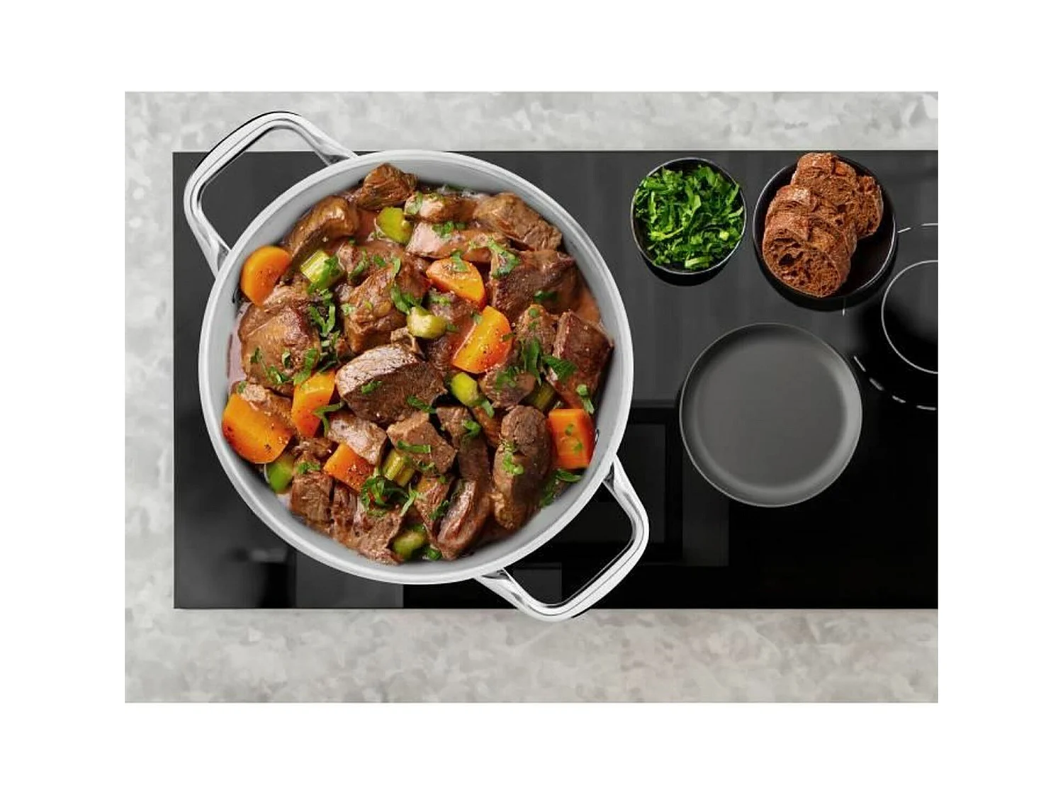 32 cm Topf mit Deckel – Edelstahl