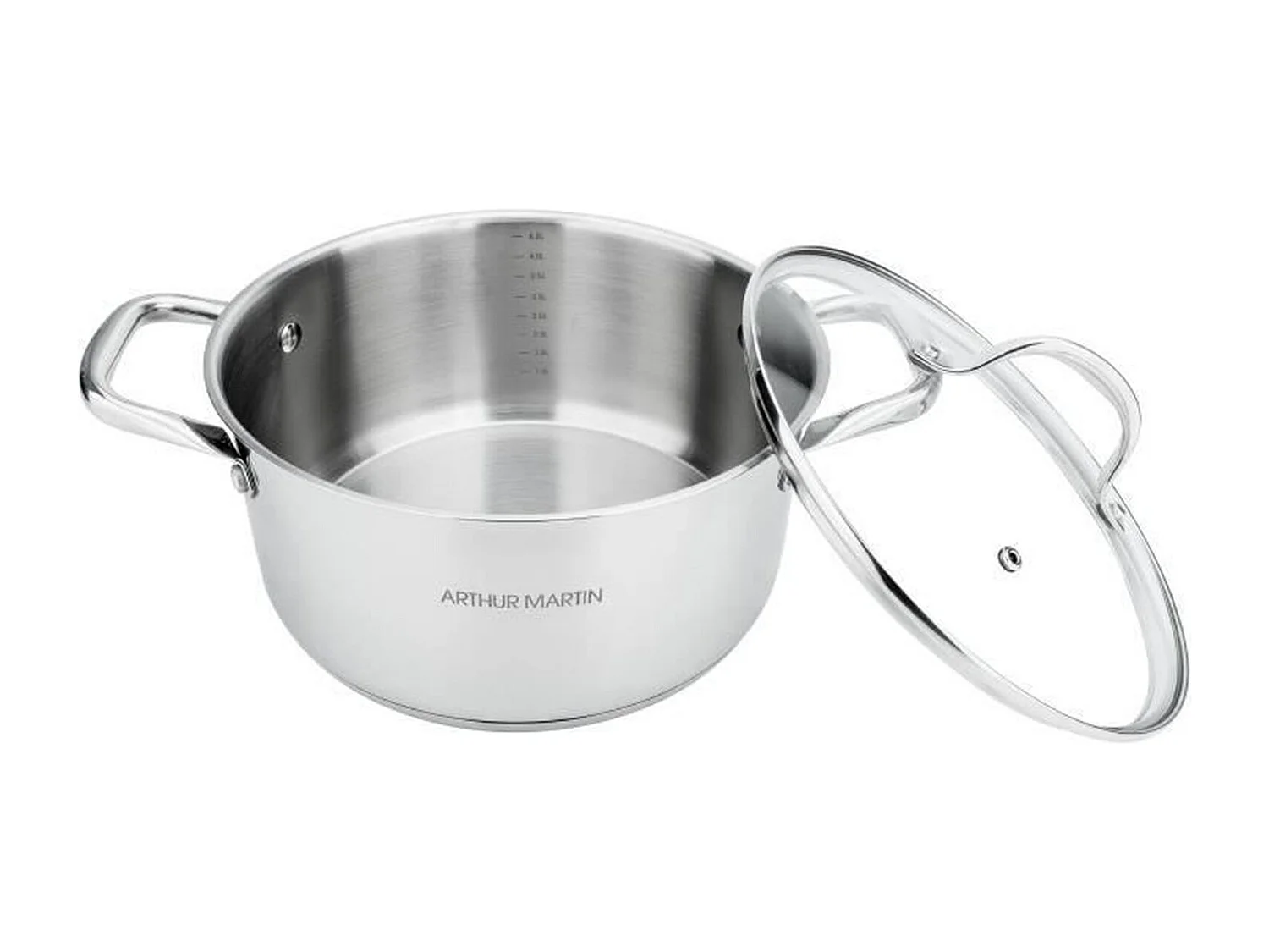 32 cm Topf mit Deckel – Edelstahl