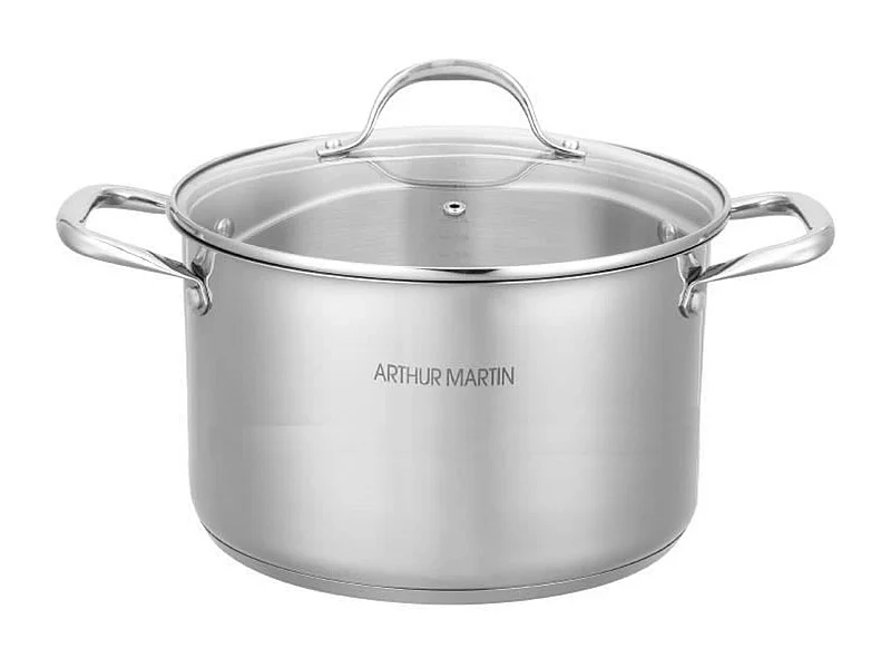 Pentola da 32 cm con coperchio – Acciaio inossidabile