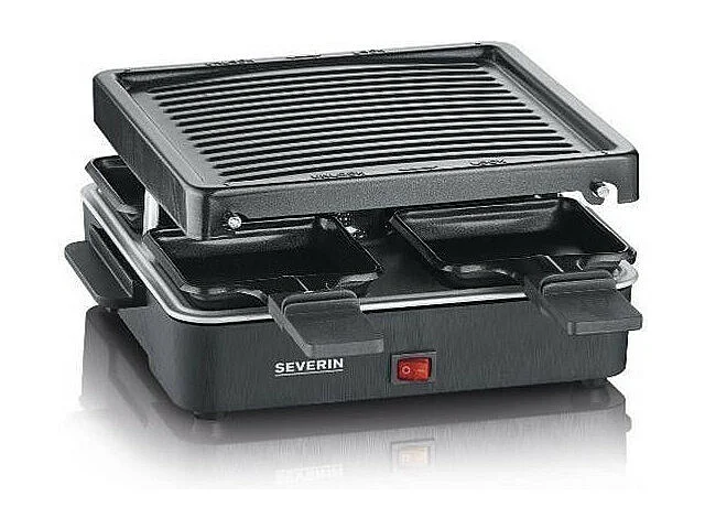 RACLETTE GRIL 21X21 4 PARTS 600W  SEVERIN - 2370