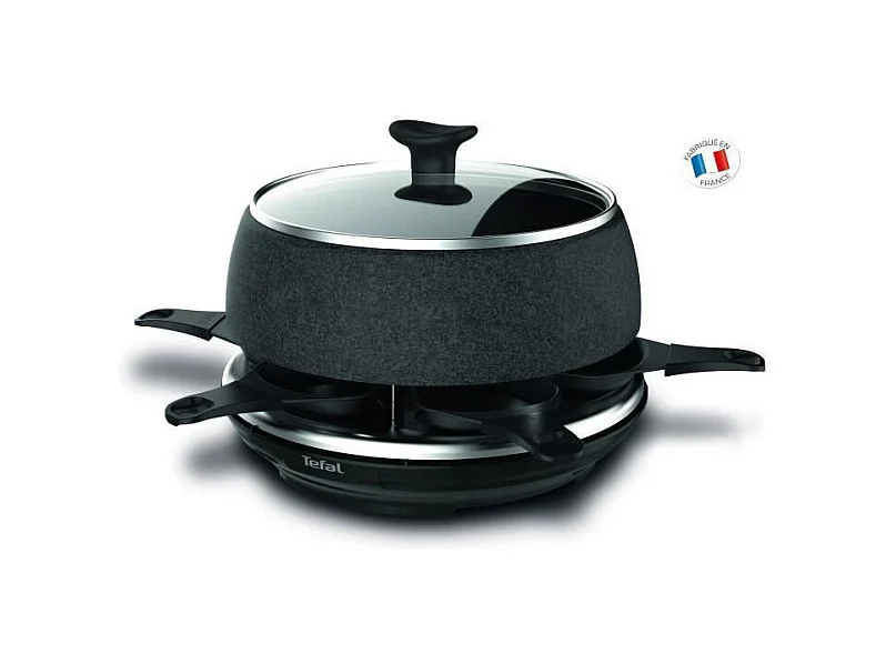TEFAL RE12C812 Raclette Cheese NCo - 6 personnes - Noir