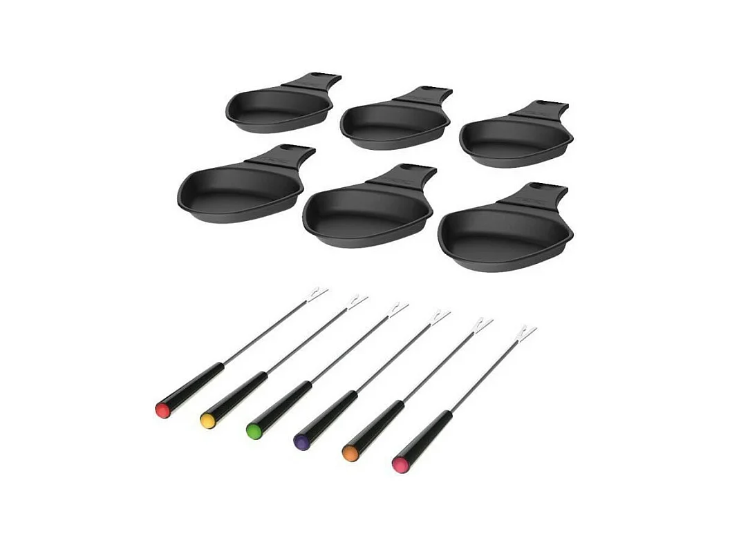 TEFAL RE12C812 Raclette Cheese NCo - 6 personnes - Noir