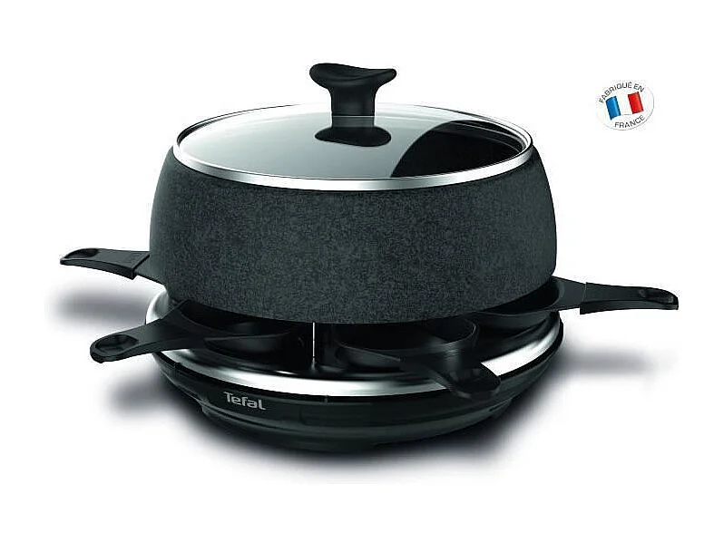 TEFAL RE12C812 Raclette Cheese NCo - 6 personnes - Noir