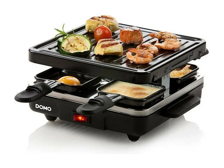DOMO DO9147G Appareil a raclette 4 personnes - Noir