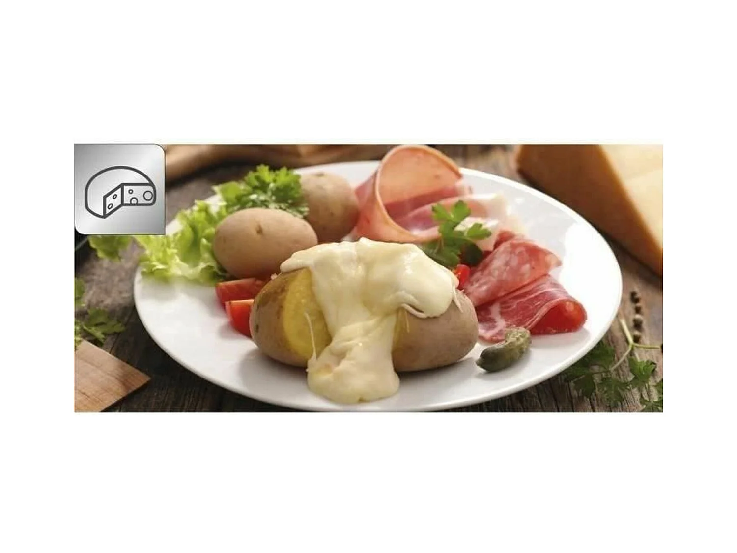 TEFAL 3in1 Raclettegerät, Colormania Raclette, Grill und Crepes, 8 Tassen, Antihaftbeschichtung