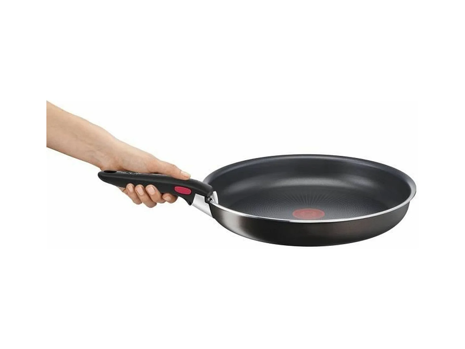 TEFAL L1500402 Ingenio Easy Plus Poele 24 cm, revetement antiadhésif, poignée vendue séparément, tous feux sauf induction
