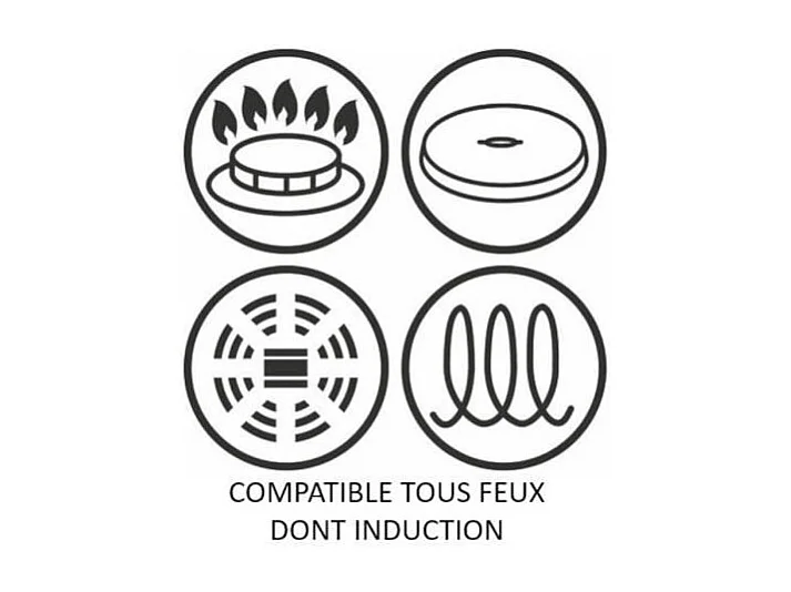 TEFAL G2550102 Poele 19 cm UNLIMITED - Tous feux dont induction - Noir