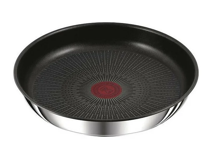 TEFAL L9730402 INGENIO PREFERENCE Poele 24 cm, inox, antiadhésif, poignée vendue séparément, tous feux dont induction