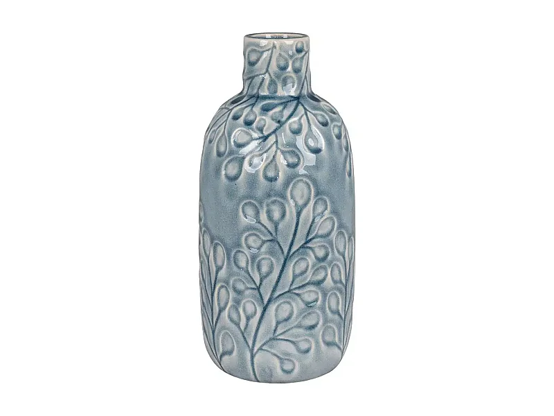 Pinhal Vase Keramik blau.