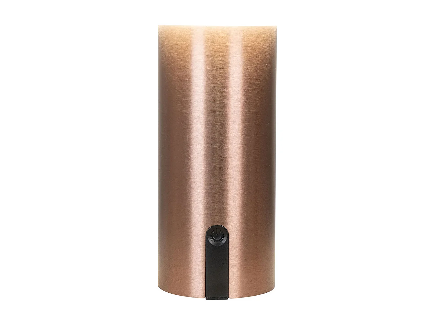 Soham Buitenlamp LED oplaadbaar wit, koperen decor.