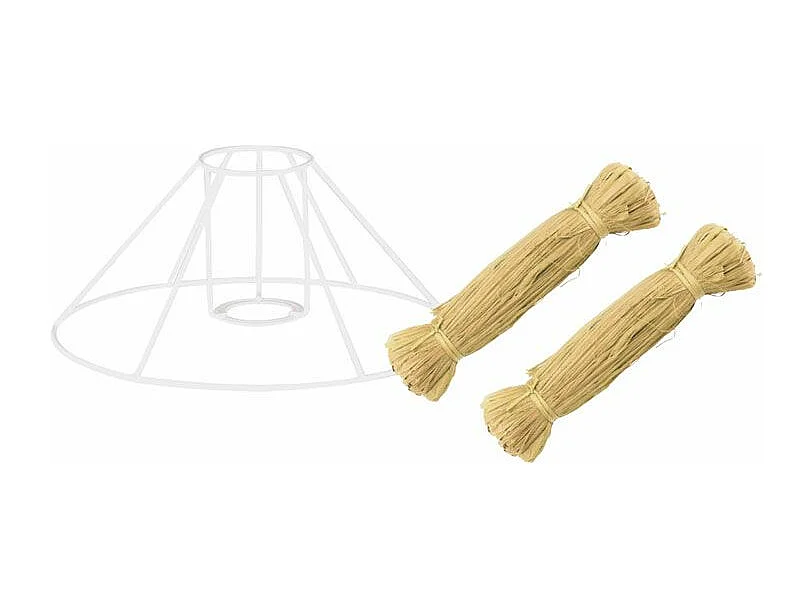 DIY-doos om je raffia lampenkap te personaliseren