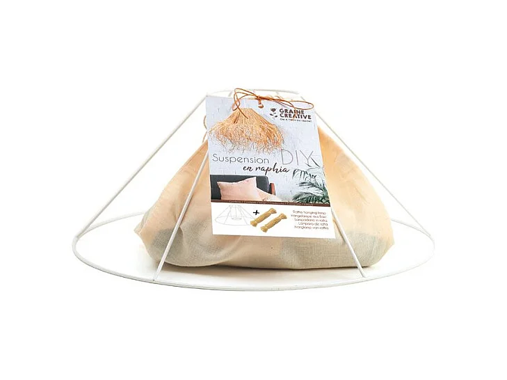 DIY-doos om je raffia lampenkap te personaliseren