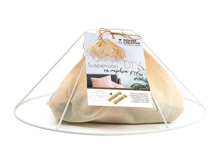 Customiser son abat-jour en raphia - Coffret DIY