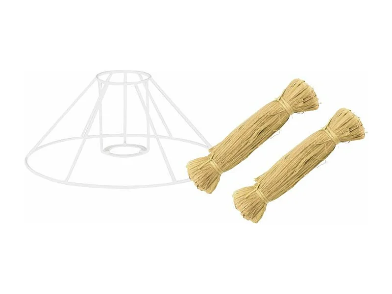 DIY-doos om je raffia lampenkap te personaliseren