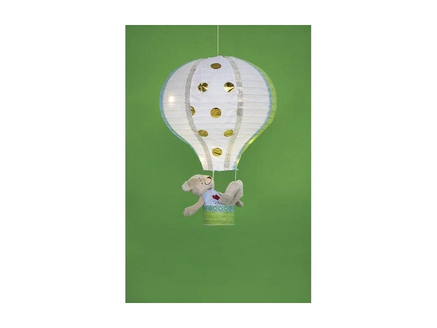 3 BallonWindlichter mit Metallrahmen Ø 30 x 40 cm