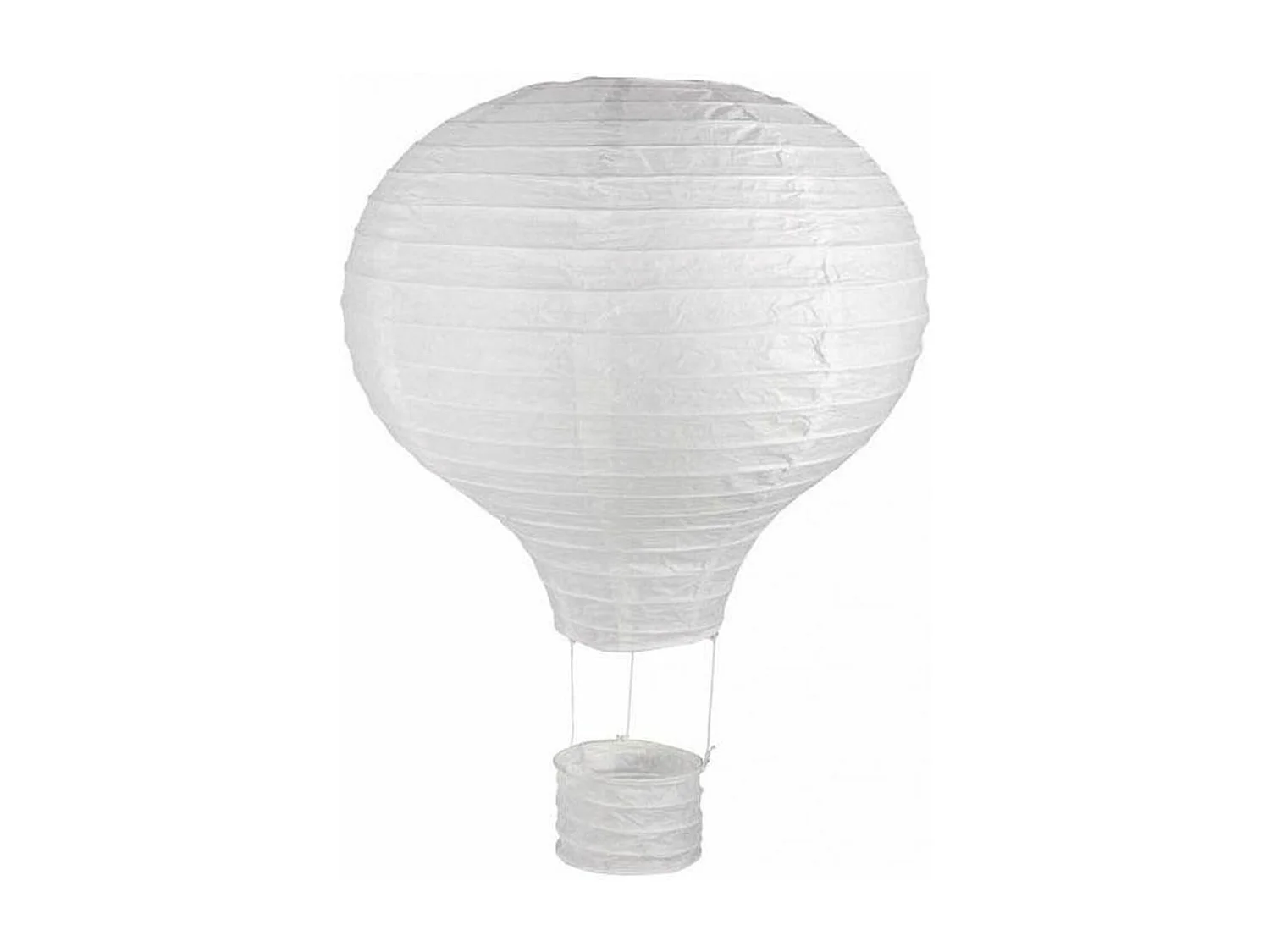 3 BallonWindlichter mit Metallrahmen Ø 30 x 40 cm