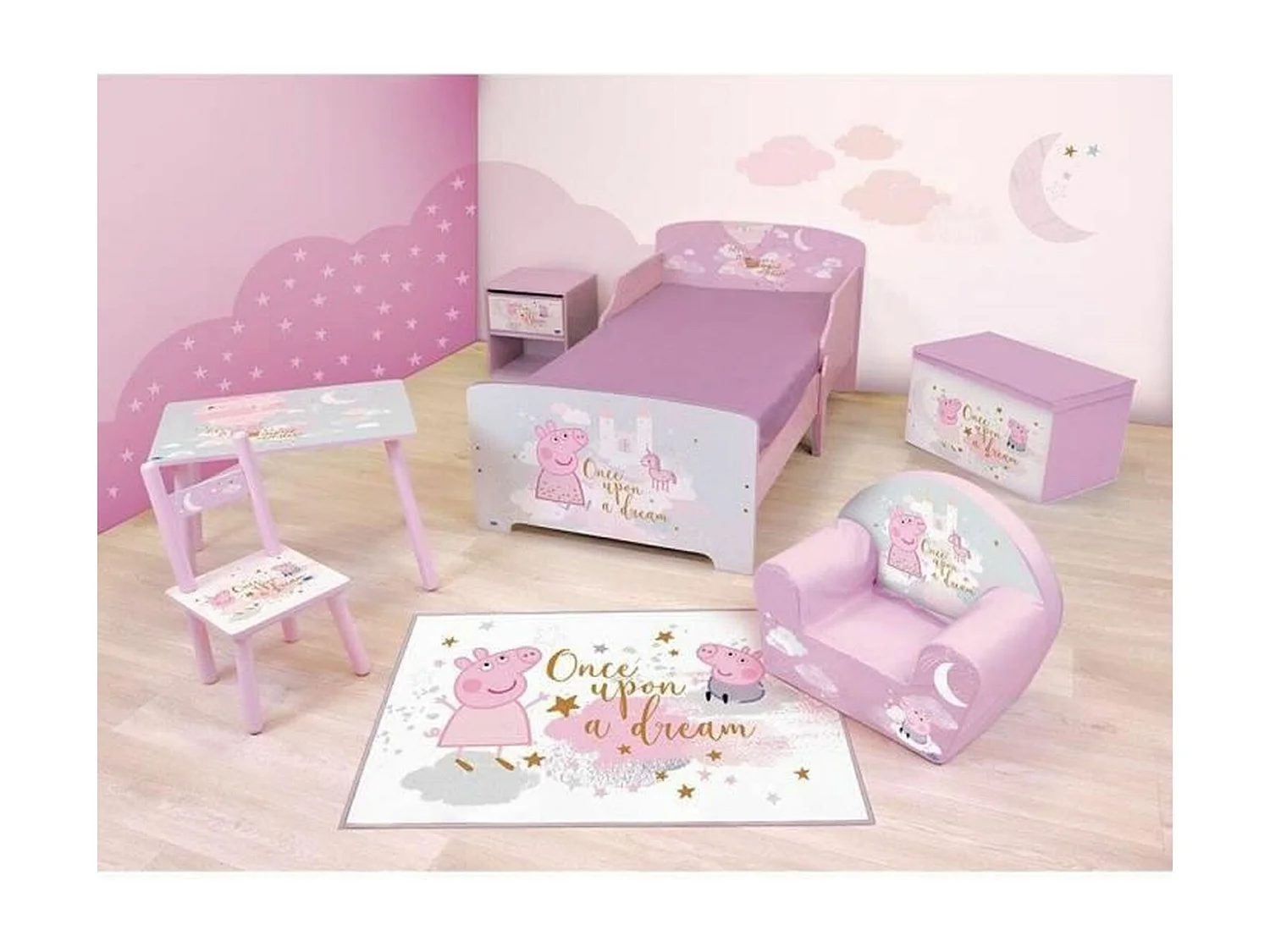 Peppa Pig Nachttisch mit Schublade 36 x 33 x 30 cm